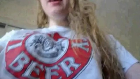 Camper Girl Shows Off Her Assets