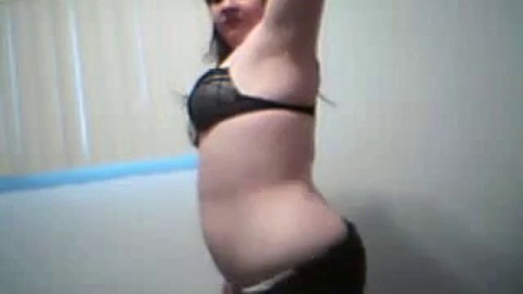 BBW Amateur's Webcam Striptease