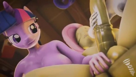 three futa ponies sharing a porn.xxx