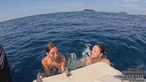 Abbie Storm Dora The Explorer Makes Lesbian Love With Vanessa Klein On The Boat Jodi Taylor Porn