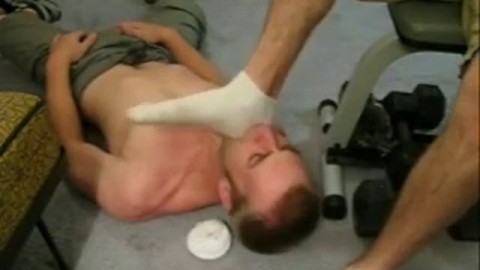 Big Cock Worships Amateur's Socked Feet