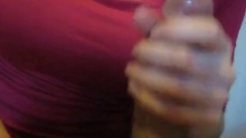 Amateur Babe Sucks a Big Cock