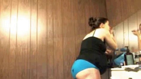 Pregnant Brunette with Big Tits Plays with Her Pussy on Webcam
