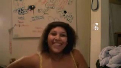 Big-Titted Black BBW Webcam Show