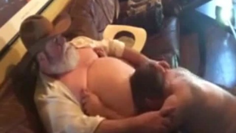 Cowboy Dad Blows Bear