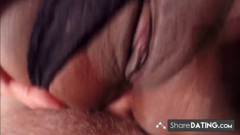 Big White Cock in a Tight Black Ass