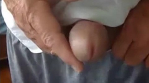 Mature Daddy Strokes His Big Cock on Webcam