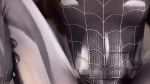 sophie rain spider suit izzy green blowjob