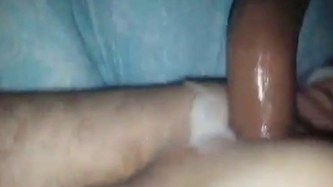 Amateur Bareback with a Big Black Cock and Juicy Cum