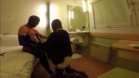 Crossdresser's BDSM Blowjob Debut