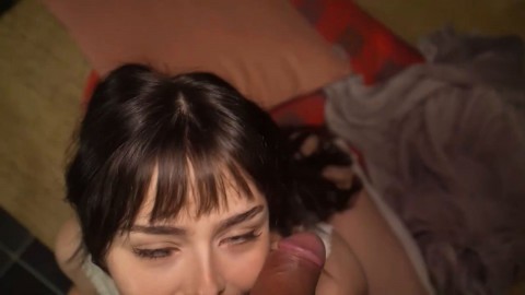 Cute Busty Stepdaughter Deepthroats Stepdadвђ™S Cock Mom Sucks Sons Friend