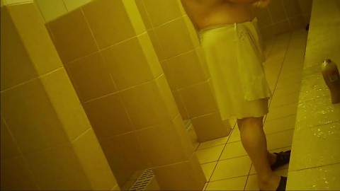 Bears Caught Naked in the Pool Shower