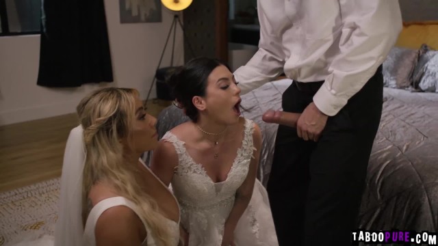 Cyber Doll and Megan Mistakes Forced Into Twisted Threesome with Homophobic Officiant