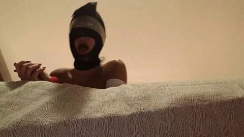 Bound, Gagged, and Hooded: Oral Fun with a Big Cock
