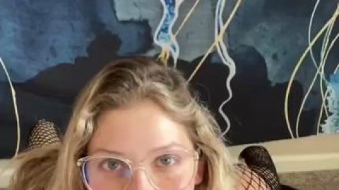 oliviamaebae fishnet lingerie blowjob porn hub .