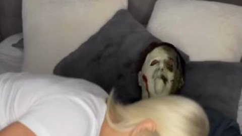 scarlettkissesxo halloween special facial film sex