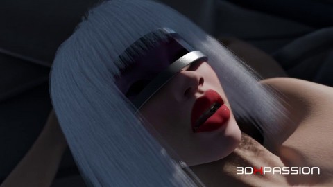 Zero-G temptation вЂ” A futanari Kaelen plays with a brunette on a space orbital station horny girls