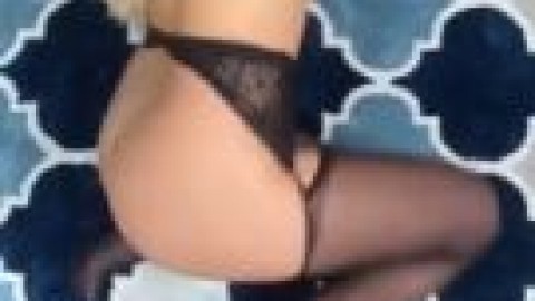 blonde in nylons pov free orn