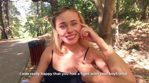 Stunning Busty Blonde Teen Screwed In The Park ( ) Sandra Romain