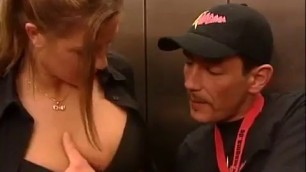 Fuck on elevator Fast Sex HD Porn