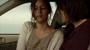 Helen Zimmer the Question of Sexual Desire sucks cock in the car of a friend