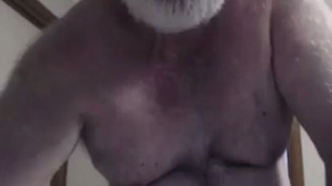 Gay Grandpa Cumshots on webCamera part 3
