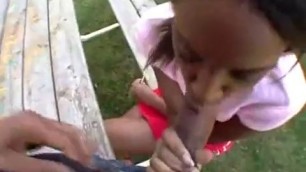 Teen Ebony beauty Dena Calli gets her pink Vagina smashed by Huge dick