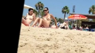 Sweet Girls at the Beach Outdoor Public Porn