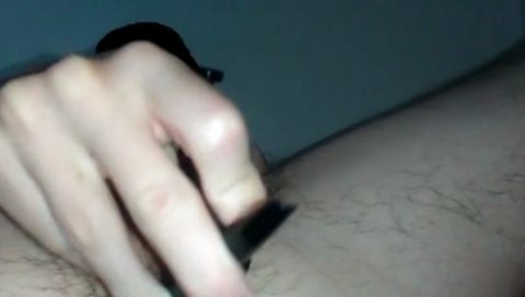 Young Guy Fingers Anus and Masturbates gay