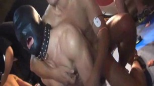 Japanese muscular guys crazy cumshot party