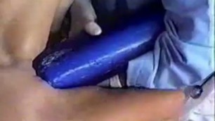 Extreme huge dildos for big pussy at the video store
