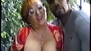 HUNGARIAN granny alanah split up WITH A large dusky manmeat