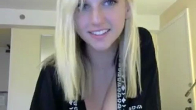 Beautiful young chest in the chamber blond bunny mfc