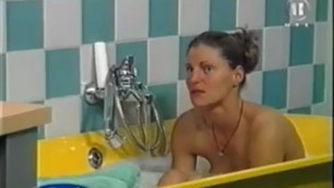 big brother nudity Washes her in the bathroom