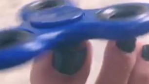 Odd video as requested Foot Fidget Spinner Fun