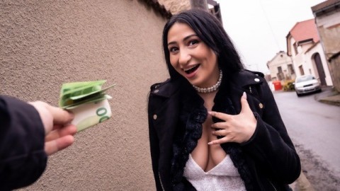 French wonder Didi Zerati's boobs loves big cock
