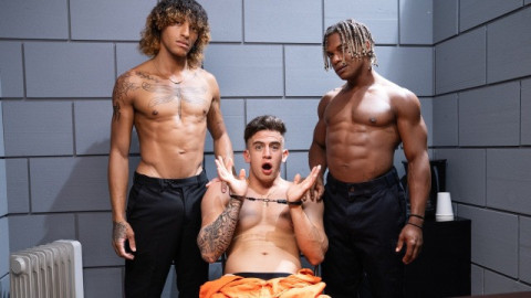 MEN - Hard Time, Harder Fuck With Adrian Hart, Trevor Brooks, Augie Ryder